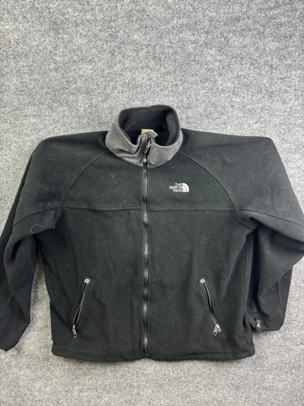 The North‎ Face TKA 200 Jacket Mens Large Black Full Zip Fleece Hiking Outdoor